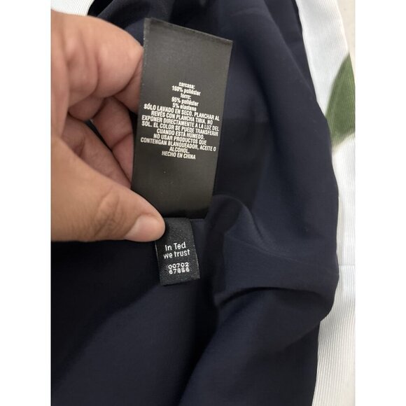 TED BAKER DALYN Magnolia Stripe Textured Dress Women Size 1 - Picture 11 of 16